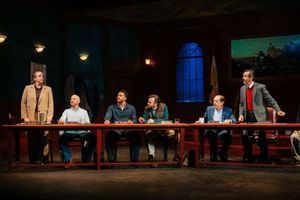 Valerie Adams Rigsbee, Ray Ficca, and cast Photo