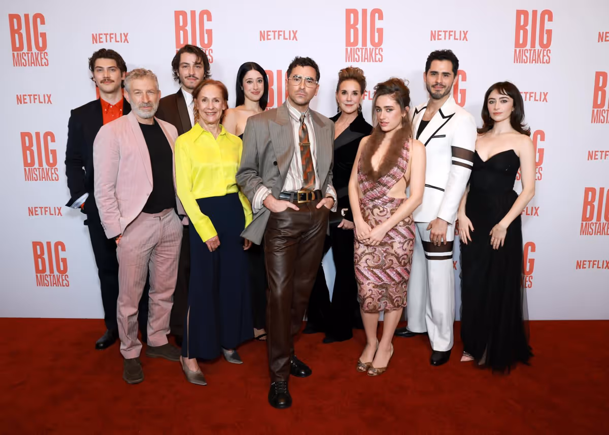 Jack Innanen, Mark Ivanir, Boran Kuzum, Laurie Metcalf, Taylor Ortega, Dan Levy, Elizabeth Perkins, Rachel Sennott, Jacob Gutierrez, and Abby Quinn at Photos: Laurie Metcalf, Jacob Gutierrez, & More Attend BIG MISTAKES Premiere