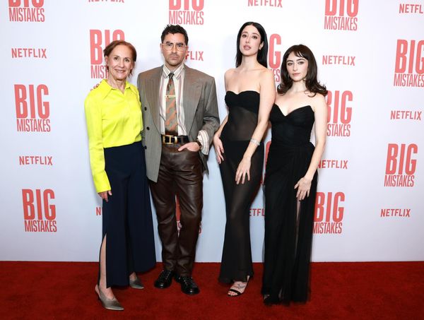 Laurie Metcalf, Dan Levy, Taylor Ortega and Abby Quinn Photo