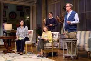 Jeena Yi, Marylouise Burke, Michael Esper and Richard Thomas Photo