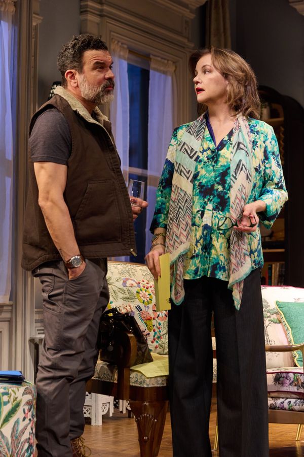 Ricardo Chavira and Margaret Colin Photo