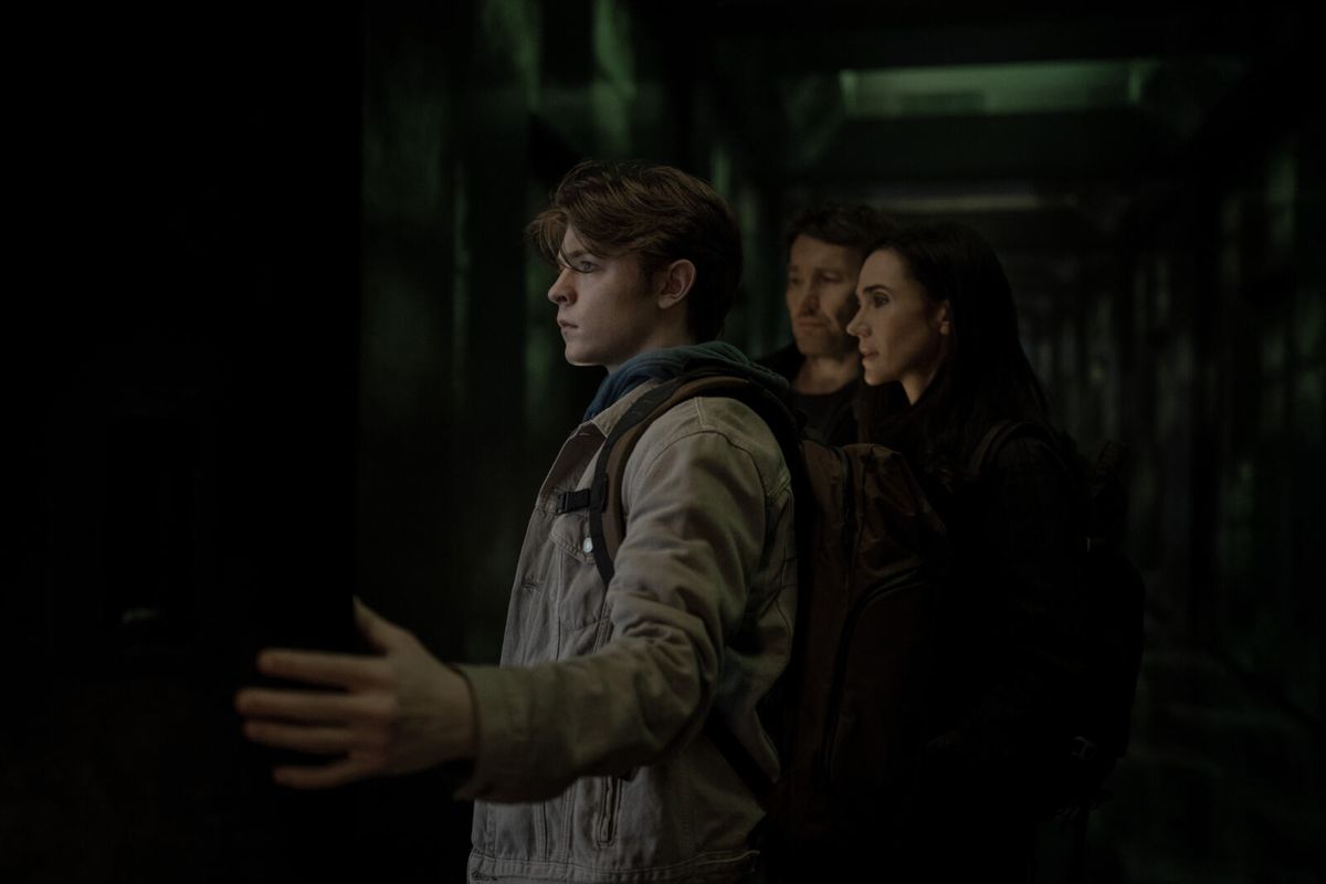 Oakes Fegley, Jennifer Connelly and Joel Edgerton at 