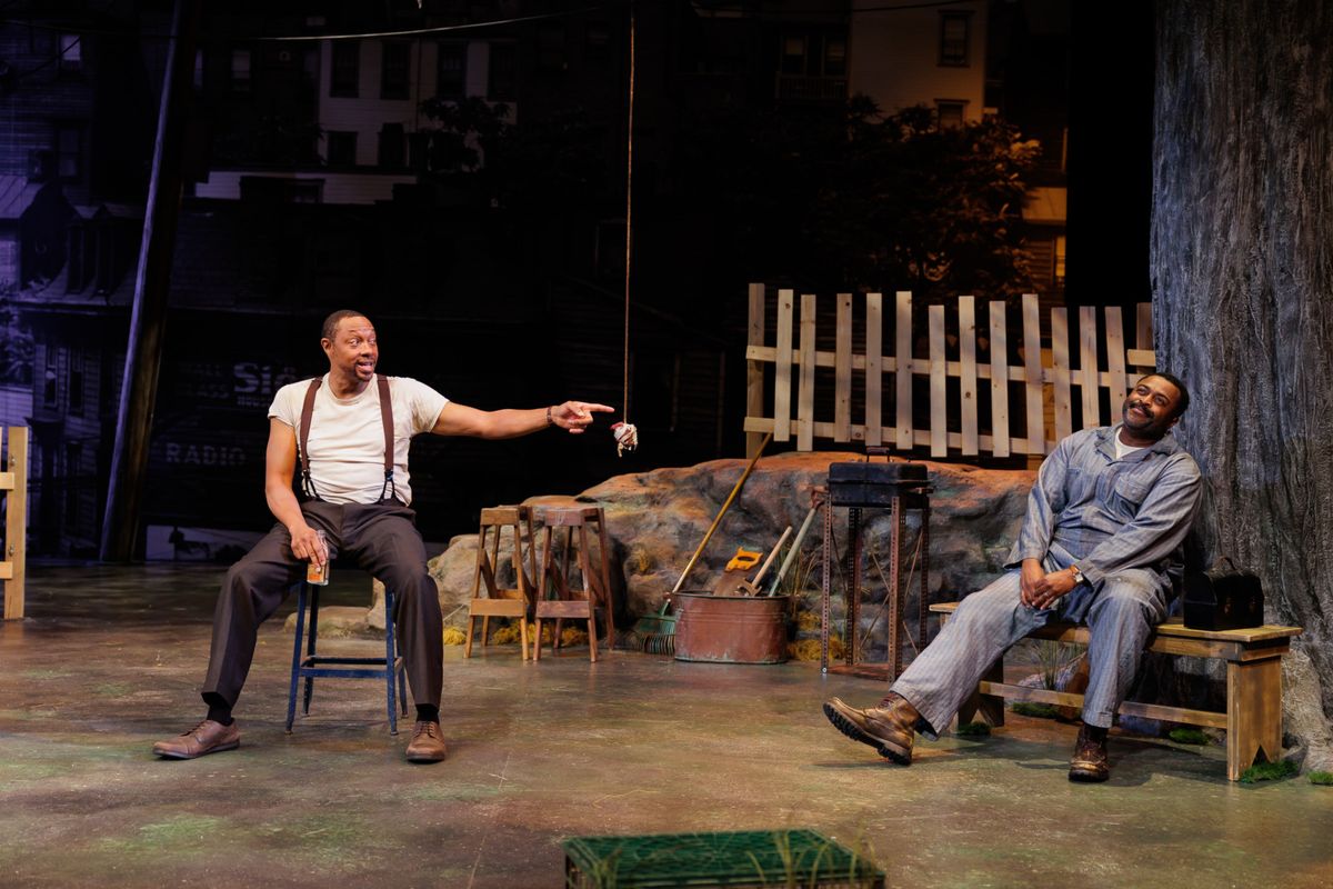 Dorian Missick, Rondrell McCormick at Exclusive: De'Adre Aziza and More in FENCES at The Old Globe