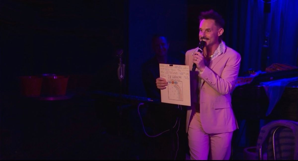 Nick Cearley's In Harmony concert at The Laurie Beechman Theatre at 