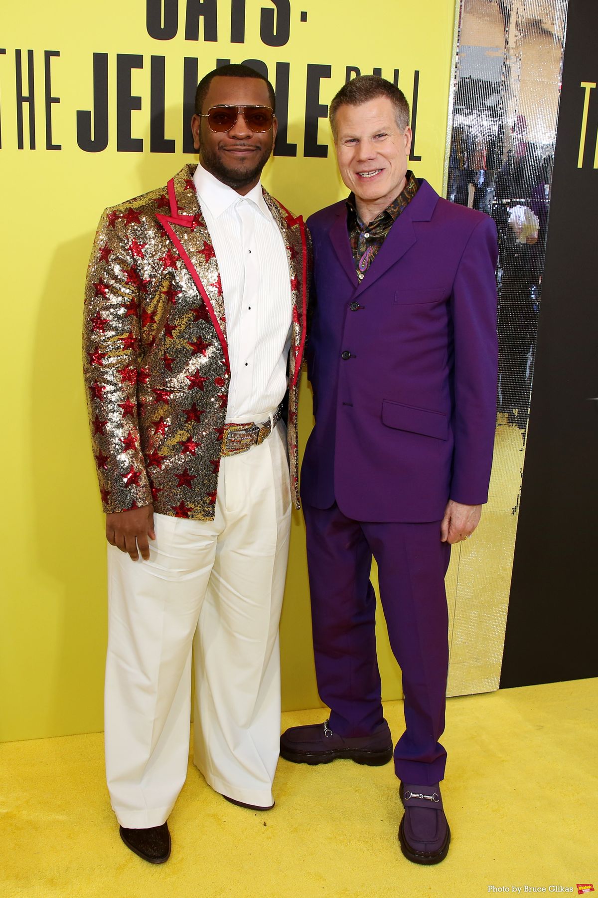 Zhailon Levingston and Bill Rausch at Photos: All the Best Opening Night Looks from The Cast of CATS: THE JELLICLE BALL