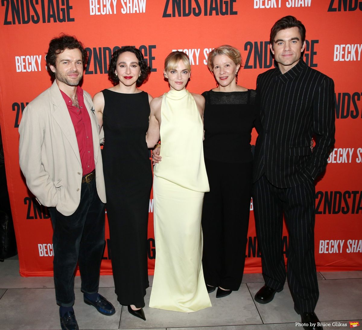Alden Ehrenreich, Lauren Patten, Madeline Brewer, Linda Emond and Patrick Ball at 