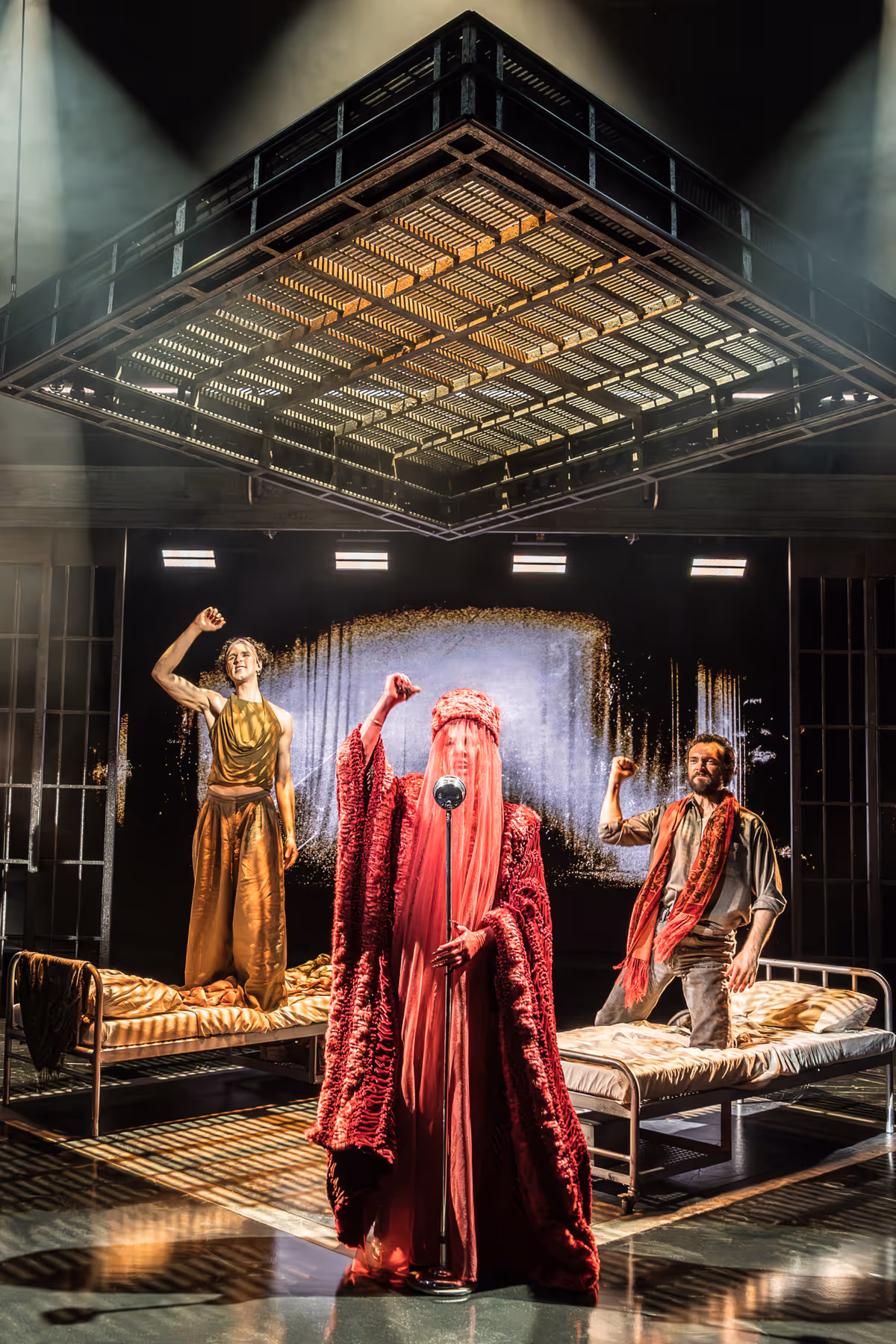 Fabian Soto Pacheco, Anna-Jane Casey and George Blagden at 