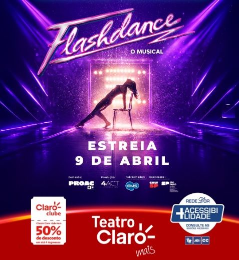 FLASHDANCE – O MUSICAL Brings Dance, Dreams, and ’80s Energy to São Paulo  Image
