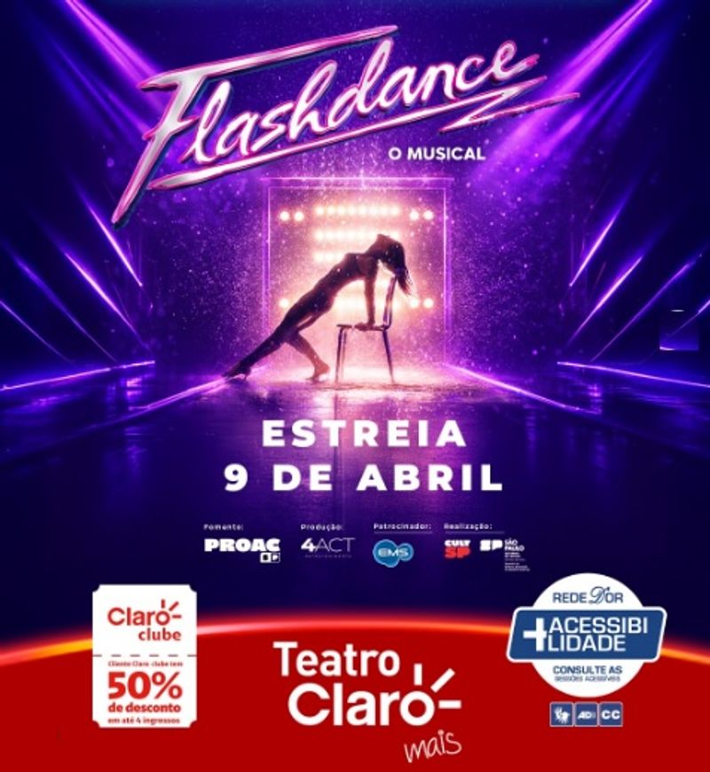 FLASHDANCE – O MUSICAL Brings Dance, Dreams, and ’80s Energy to São Paulo Image