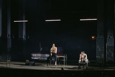Ben Ahlers and Christopher Abbott by Emilio Madrid Photo