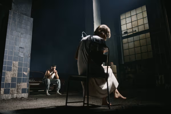 Christopher Abbott and Laurie Metcalf by Emilio Madrid Photo