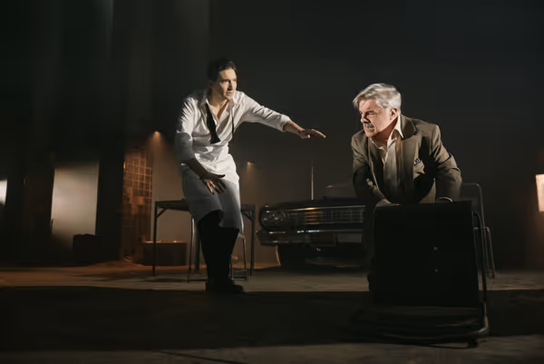 Jake Silbermann and Nathan Lane by Emilio Madrid Photo