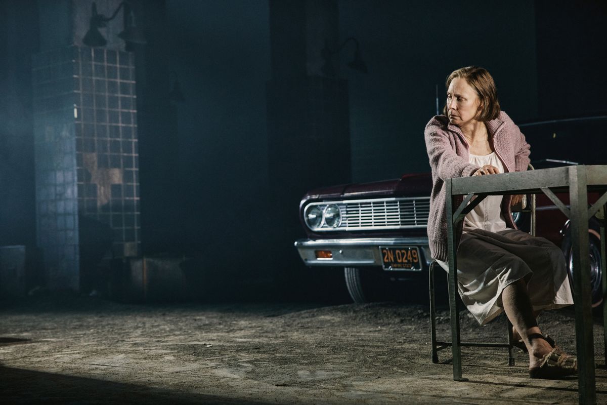 Laurie Metcalf by Emilio Madrid at Photos: DEATH OF A SALESMAN On Broadway Starring Nathan Lane and Laurie Metcalf