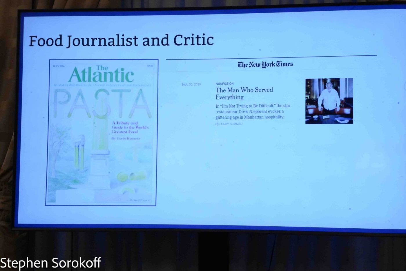 Review: Great Menu at the Dutch Treat Club... Gabrielle Stravelli & Corby Kummer Review: Great Menu at the Dutch Treat Club... Gabrielle Stravelli & Corby Kummer Image