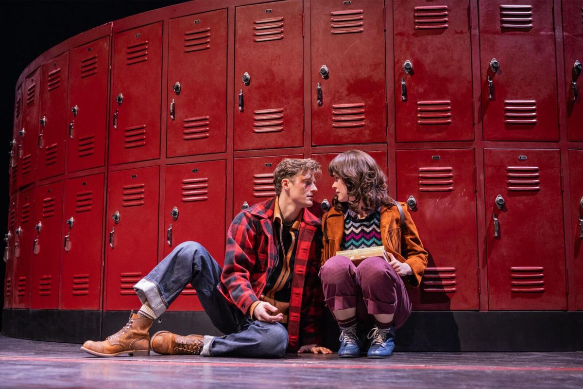 Matthew Erick White (James Hopper, Jr.) and Shea Grant (Joyce Maldonado) at 