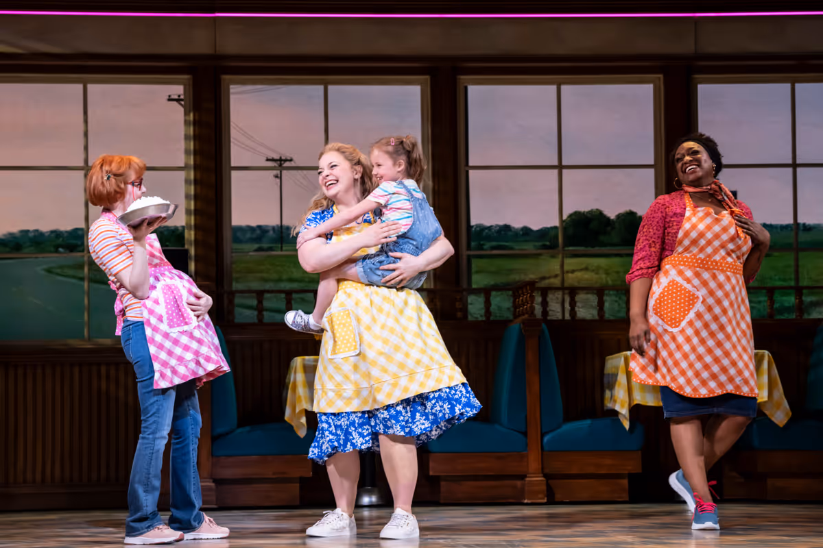 Evelyn Hoskins, Carrie Hope Fletcher, Sandra Marvin at 