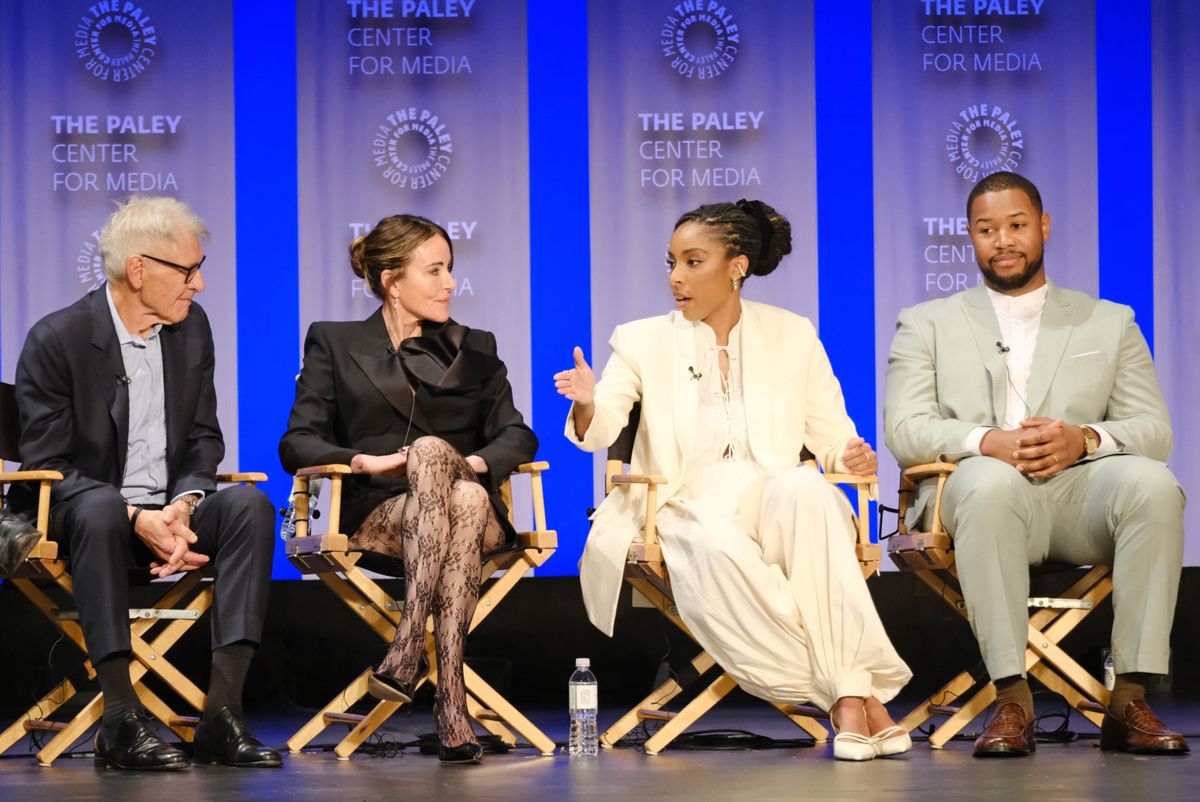 Harrison Ford, Christa Miller, Jessica Williams, and Luke Tennie at 
