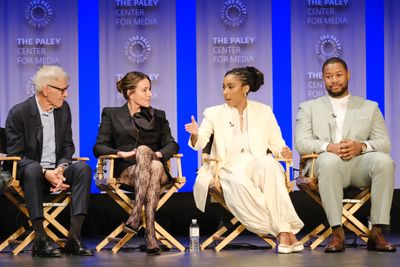 Harrison Ford, Christa Miller, Jessica Williams, and Luke Tennie Photo