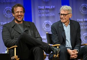 Jason Segel and Harrison Ford Photo