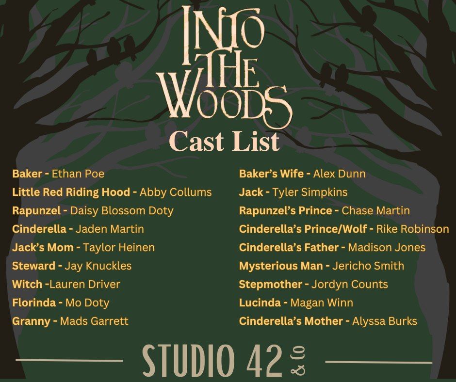 Review: INTO THE WOODS with Studio 42 & Co at The Forum in Jonesboro  Image