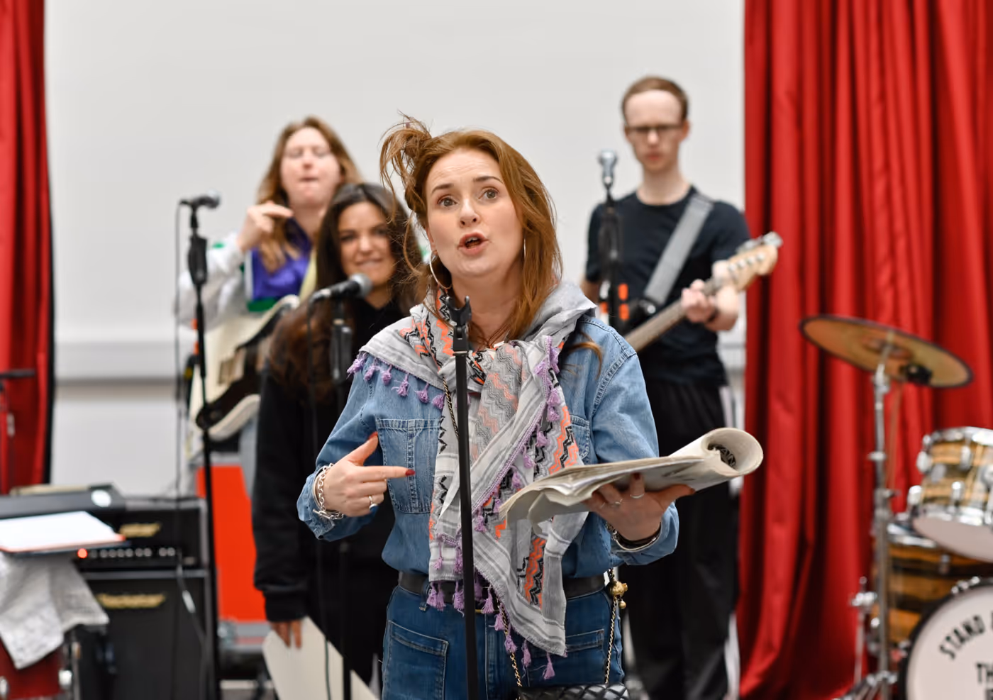 Photos: STAND & DELIVER: THE LEE JEANS SIT-IN in Rehearsal  Image