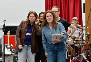 Hannah Jarrett-Scott, Chiara Sparkes, Jo Freer and Aron Dochard Photo