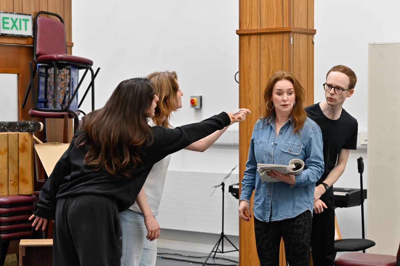 Photos: STAND & DELIVER: THE LEE JEANS SIT-IN in Rehearsal  Image