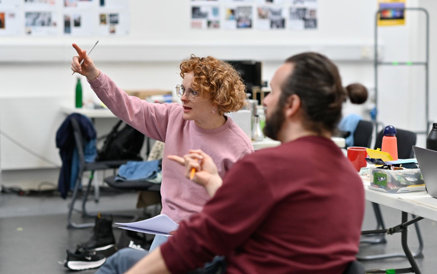 Photos: STAND & DELIVER: THE LEE JEANS SIT-IN in Rehearsal  Image