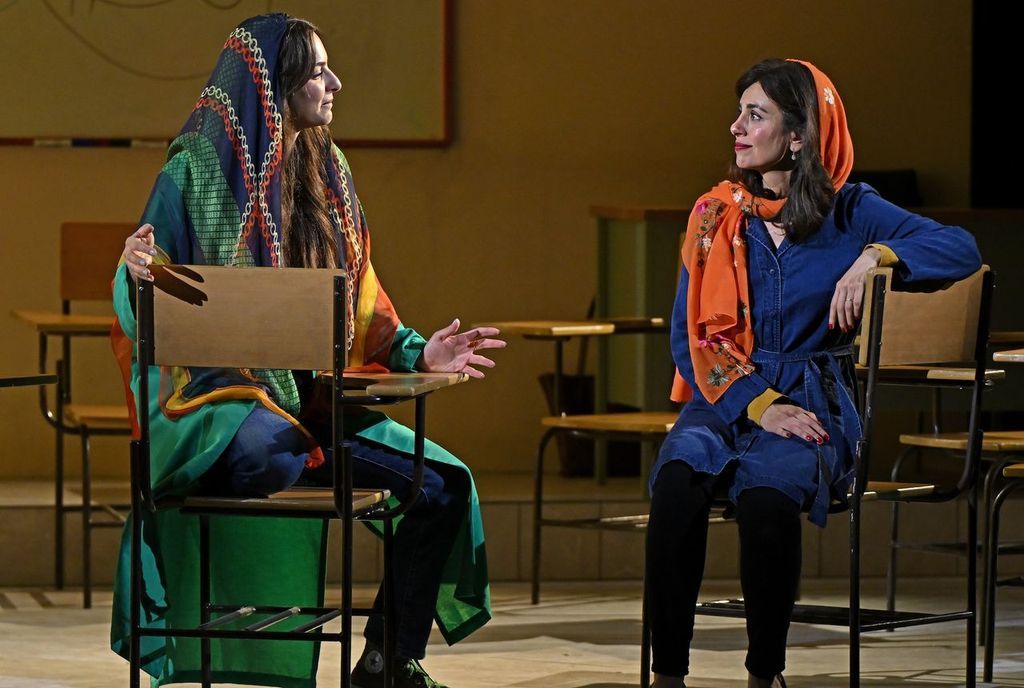 Interview: Babak Tafti of ENGLISH by Sanaz Toossi at The Wallis  Image