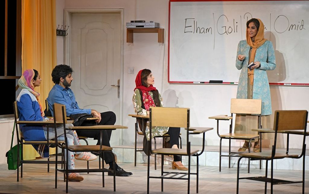 Interview: Babak Tafti of ENGLISH by Sanaz Toossi at The Wallis  Image