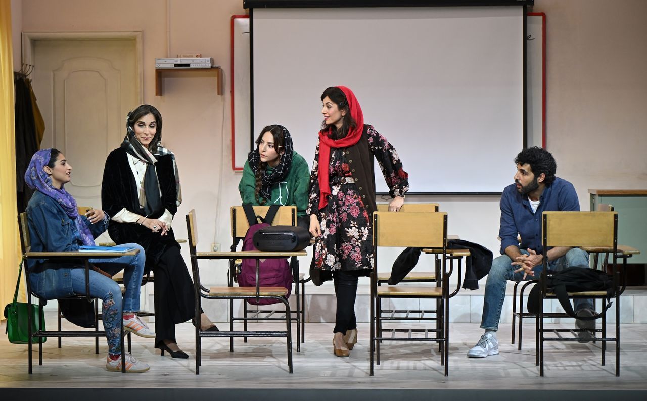 Interview: Babak Tafti of ENGLISH by Sanaz Toossi at The Wallis  Image