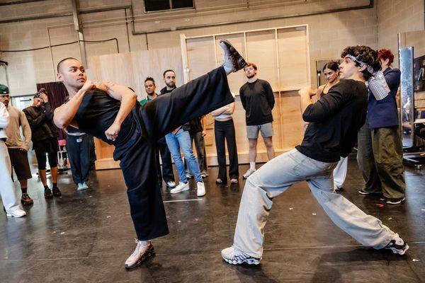 Gino Ochello (Daniel LaRusso) and Company - credit Danny Kaan Photo