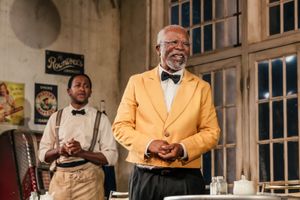 Nyasha Hatendi and John Kani @ BroadwayWorld Nyasha Hatendi and John Kani Photo