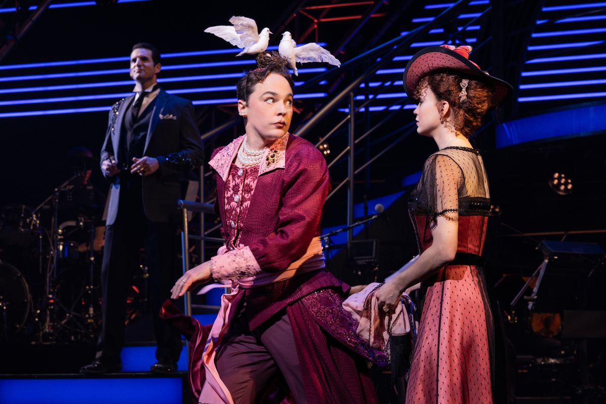 Jim Parsons and Melissa Barrera at 