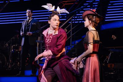 Jim Parsons and Melissa Barrera Photo