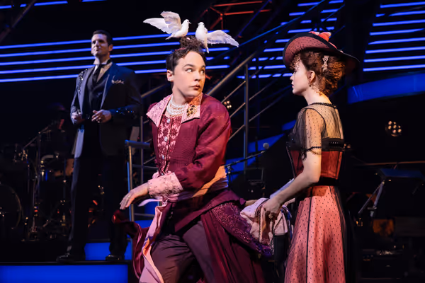 Jim Parsons and Melissa Barrera Photo