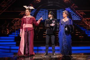 Jim Parsons, Frankie Grande, and Deborah Cox Photo