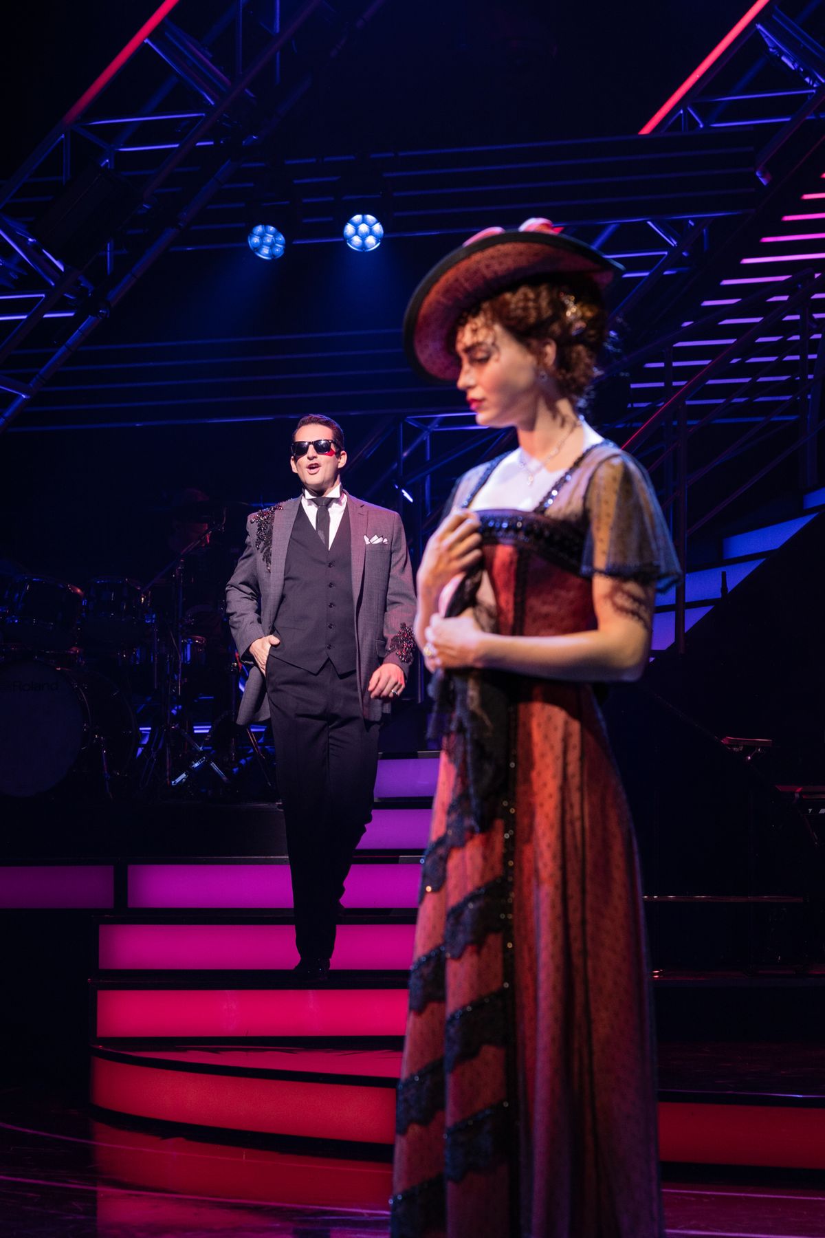 John Riddle and Melissa Barrera at 