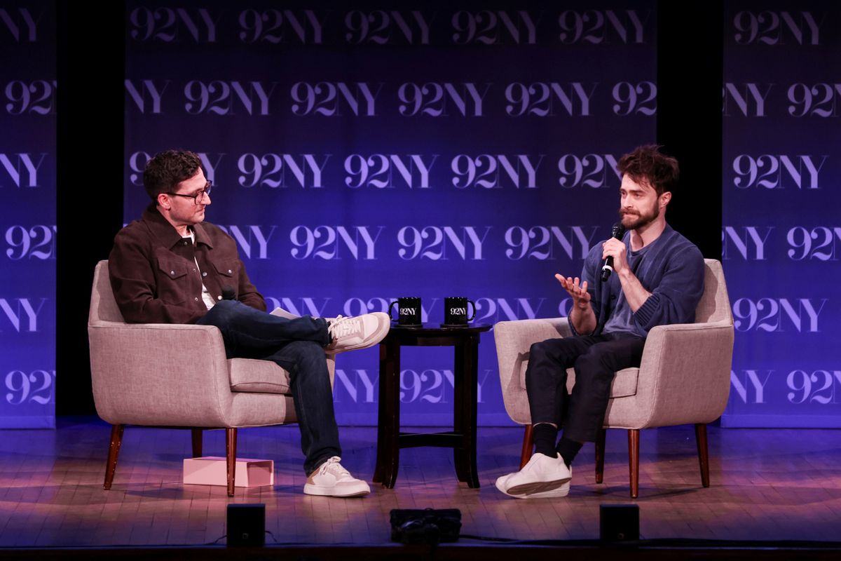 Josh Horowitz and Daniel Radcliffe at Photos: Daniel Radcliffe Talks EVERY BRILLIANT THING in Talk With Josh Horowitz at 92NY