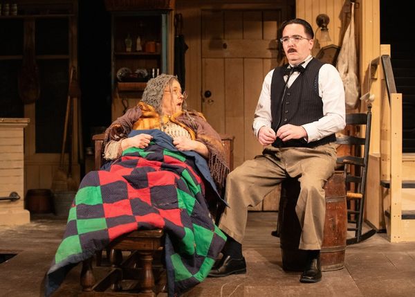 Casey Seymour Kim (Mammy) and Brendan O'Malley (Doctor McSharry)  Photo