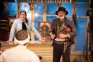 Rachel Dulude (Eileen) and Tony Estrella (JohnnyPateenMike)  Photo