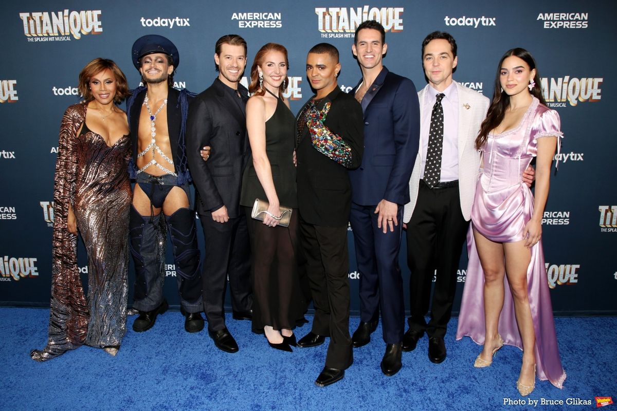Deborah Cox, Frankie Grande, Constantine Rousouli, Marla Mindelle, Layton Williams, John Riddle, Jim Parsons and Melissa Barrera at 