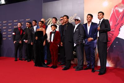 Prince Jackson, Bigi Jackson, Jackie Jackson, Jermaine Jackson, KeiLyn Durrel Jones,  Photo