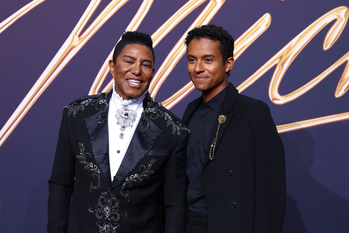 Jermaine Jackson and Jaafar Jackson at 