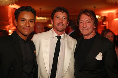 Jaafar Jackson, Miles Teller and John Branca Photo
