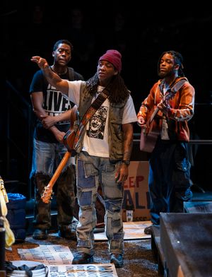 Namir Smallwood, Esco Jouléy and Jon Michael Hill  Photo