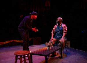 Glenn Davis with Michael Potts  Photo