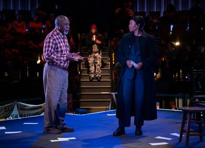 Michael Potts, Esco Jouléy and Alana Arenas  Photo