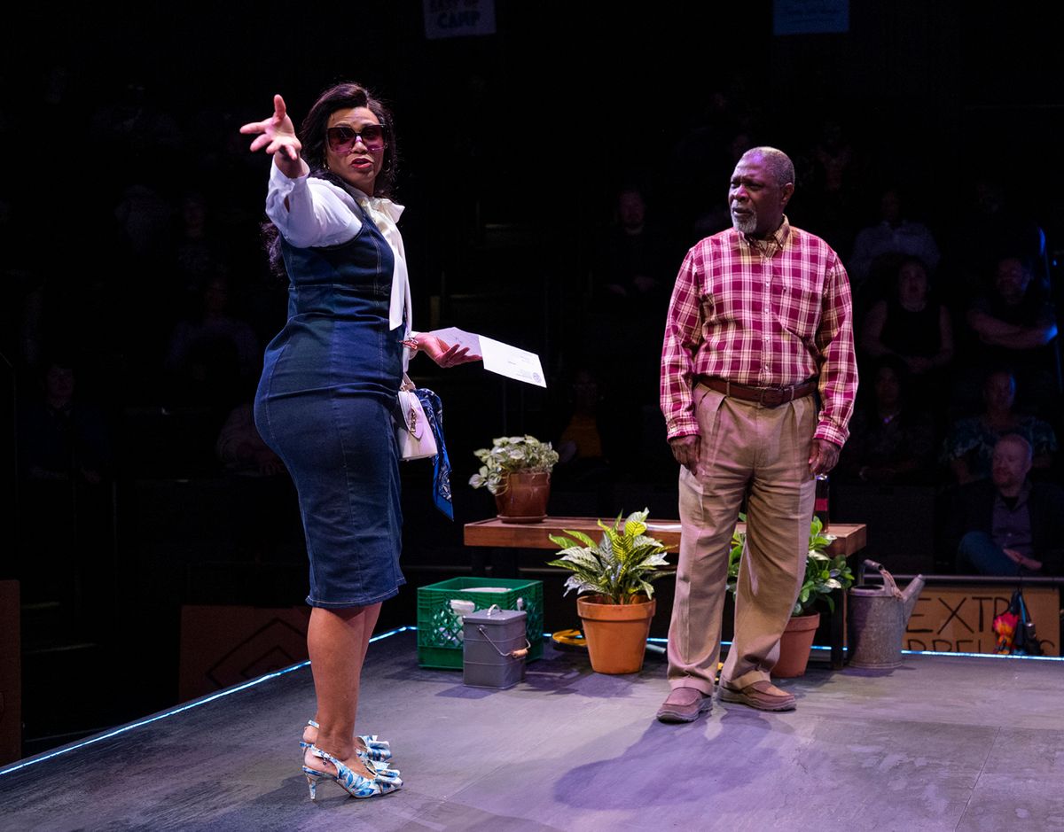 Alana Arenas with Michael Potts  at 