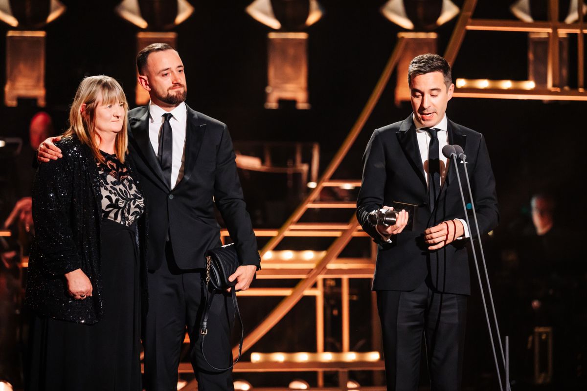 Joan Scourfield, Jacob Dunne and James Graham at 